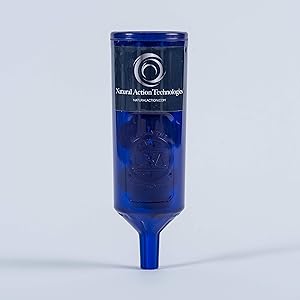 Natural Action Technologies Blue Portable Structured Water Unit. Produces energized, structured water. Results in improved hydration. Increases the amount of fourth phase water also known as EZ water