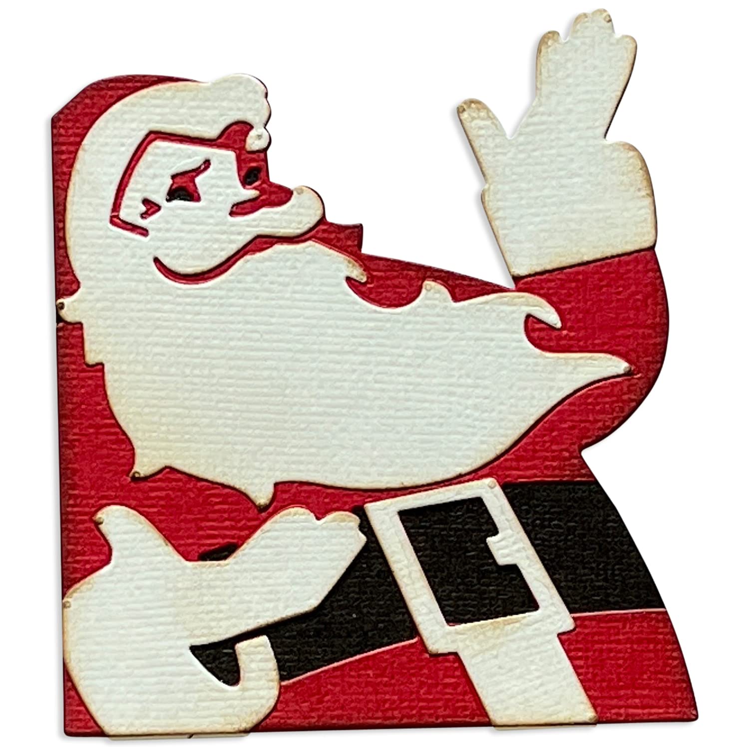 Sizzix Thinlits Die Set 6PK Santa by Tim Holtz, Grey, One Size, 666071