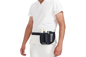 Master Massage Oil Holster Case Bag-Adjustable and Heat-Resistant Bottle Cream & Lotion Holster Bag Kit– Incl. 8 Oz Refillabl