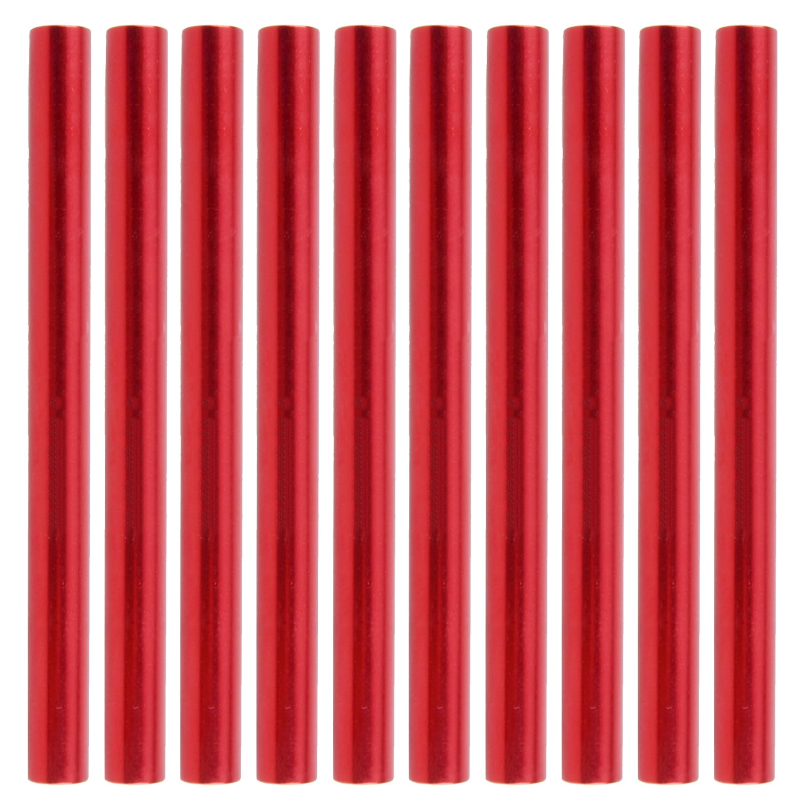 TRIWONDER Tent Pole Repair Splint Repair Kit Spare Repair Tube for Tent Pole Diameter 8.5-9.5mm (Red - 10 Pcs)