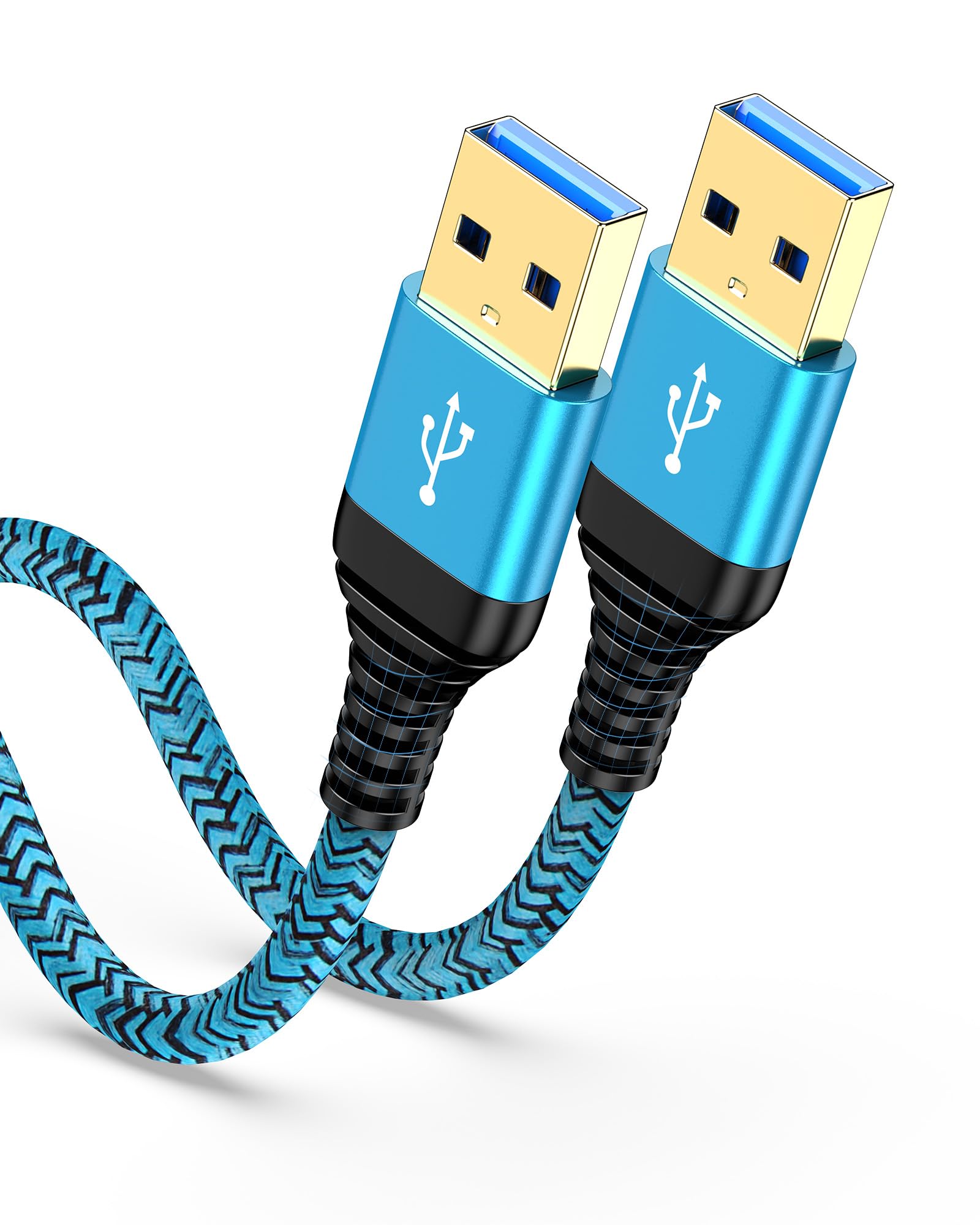 Photo 1 of USB to USB Cable 6ft, Male to Male USB A To USB A Cable for WD Hard Drives, PC, Mac, Laptop, PS4, Xbox - USB 3.0 Type A Impresora Long Usba to Usba Cord, High-Speed Data Transfer Cable, 6 Foot