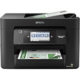 Epson Workforce Pro WF-4820 Wireless Color All-in-One Inkjet Printer | Print, scan, copy, fax; up to 25 ppm, 35-sheet ADF, auto 2-sided, 250-sheet tray; ideal for small offices