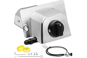 HARSIRE Gas Burner, Pizza Oven Gas Burner, Gas Burner Attachment Compatible with Pizza Oven, Outdoor Pizza Oven Gas Burner Attachment