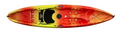 Perception Tribe 11.5 | Sit on Top Kayak for All-Around Fun | Large Rear Storage with Tie Downs | 11' 5" | Sunset