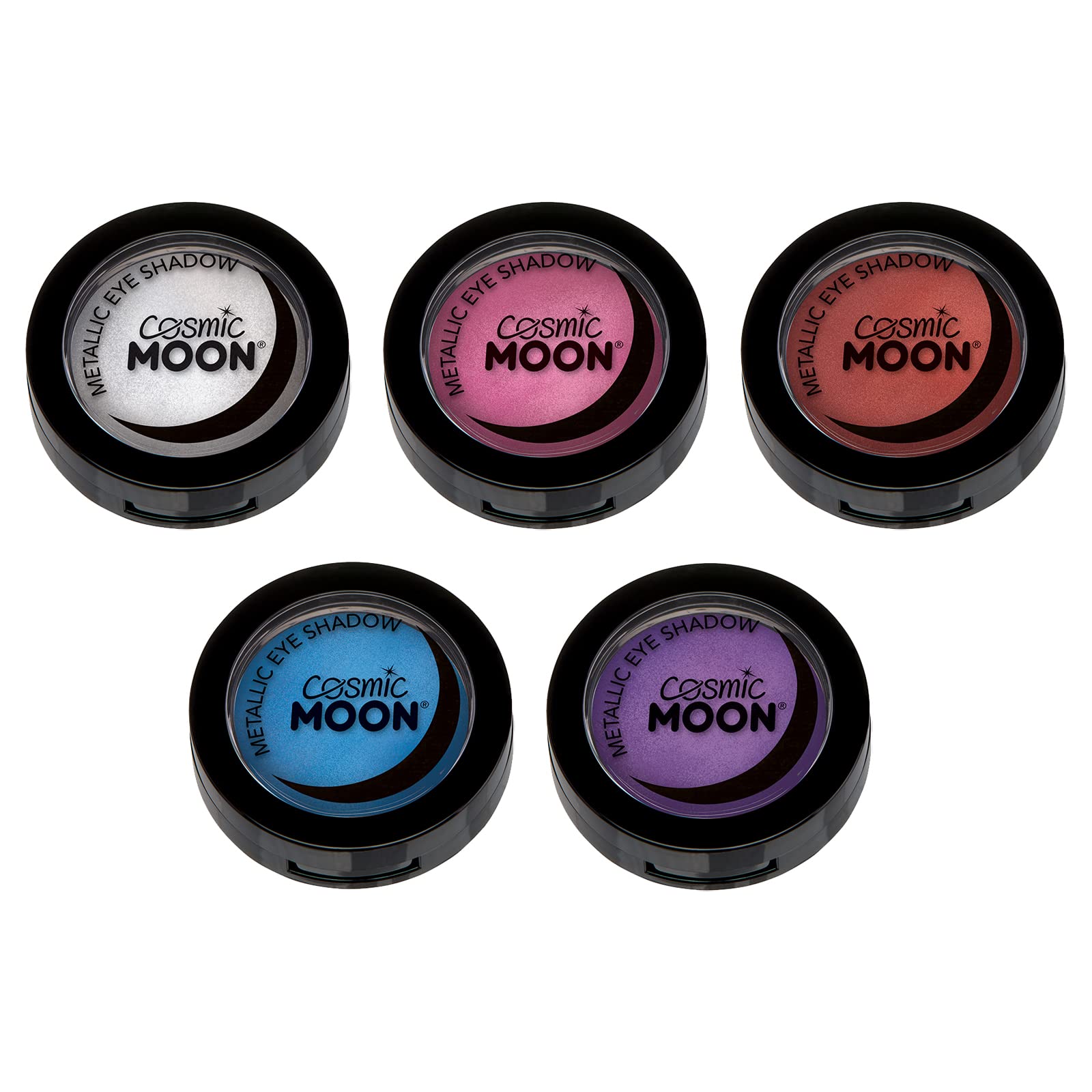 Metallic Eye Shadow by Cosmic Moon | Makeup for face | 3.5g (Set of 5)