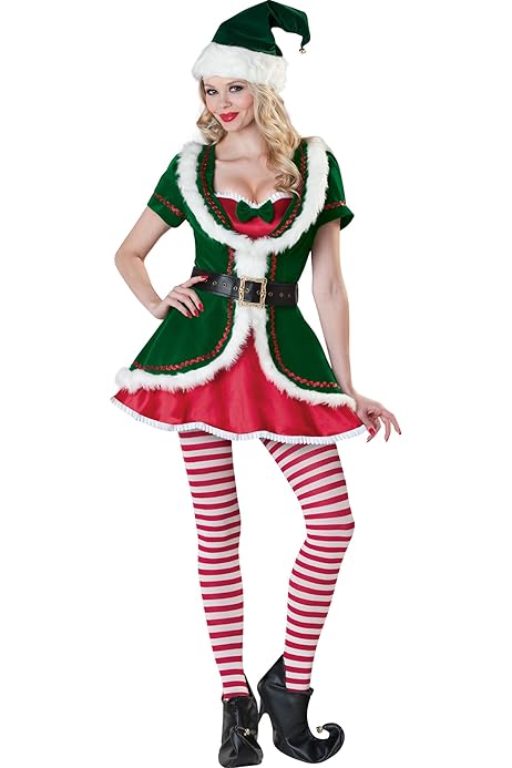 christmas elf costume womens