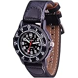 Wolfteeth Watches for Boys Quartz Watch for Kids Analog Watch Waterproof 52mm Big Face 20mm PU Watchband 3063