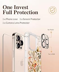 GVIEWIN for iPhone 16 Pro Max Case with Screen