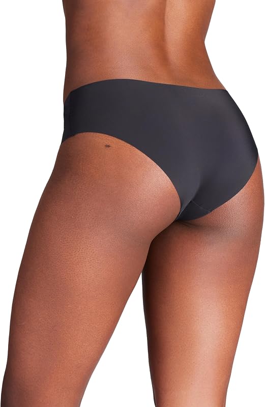 Confezione da 3 Perizoma da Donna Pure Stretch No Show, Nero Tinta Unita., X-Large