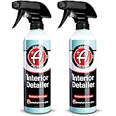 Adam's Polishes Interior Detailer 16 fl. oz - Total Car Cleaner, Protectant & Dressing | All Purpose Leather Conditioner | Vinyl, Dashboard, Screen, Seat Cleaner & More - Pack of 2