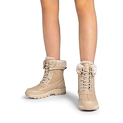 DREAM PAIRS Snow Boots for Women Waterproof Mid