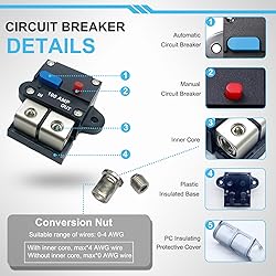 BULVACK 100 Amp Circuit Breaker Resettable Circuit
