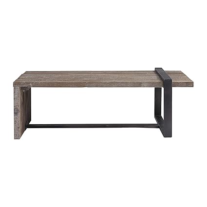 Amazon Com Ar Lighting Genero Weathered Coffee Table Kitchen