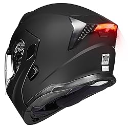 ILM Motorcycle Dual Visor Modular Flip up Full Face