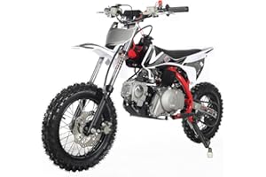 X-PRO X12 110cc Dirt Bike Automatic Transmission Electric Start Gas Dirt Bike Pit Bikes Youth Dirt Pitbike,12"/10" Tires!