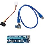 SODIAL(R) USB 3.0 PCI-E Express 1x to 16x Extender Riser Card Adapter Bitcoin Litecoin
