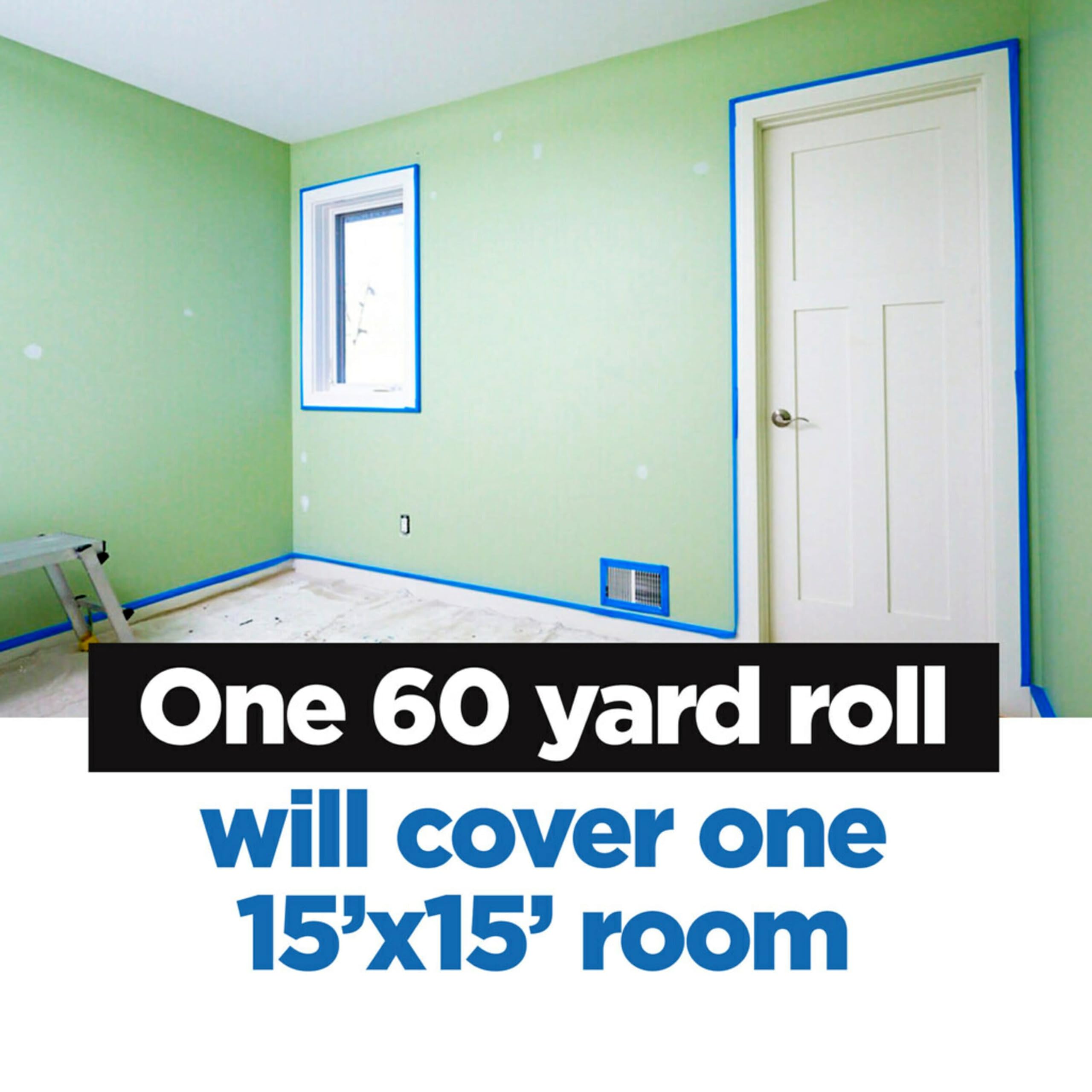 ScotchBlue Original Multi-Surface Painters Tape, 1.5 Inch Wide (1.41 In. x 60 Yds) 4 Rolls, Blue Paint Tape Protects Surfaces and Removes Easily, Masking Tape for Indoor and Outdoor Use (2090-36EP4)