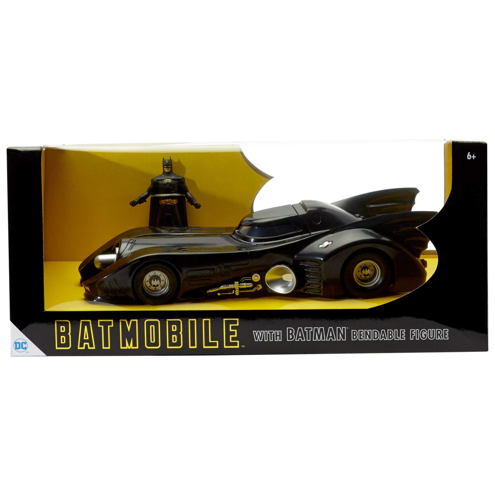 NJ Croce 1989 Batmobile with 3" Bendable Batman Figure Standard