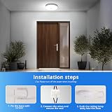 Combuh Indoor LED PIR Motion Sensor Ceiling Light 15W 1500LM 6500K 240V view 7