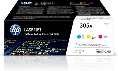 HP 305A CF370AM Cyan Magenta Yellow Toner Cartridge Multipack LaserJet Pro M351