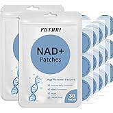 FUTHRI NAD+Patches,Vegan, 60 Count | NAD Patches for Women & Men | NAD+ Patch for Energy & Healthy Aging | with CoQ10 & Nicotinamide | Comfortable All-Day Wear 60 Day