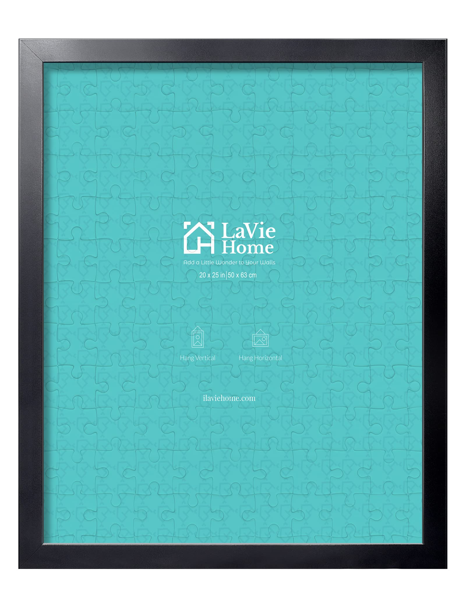 LaVie Home 20x25 Picture Frame Black, Puzzles Frame