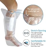 JFA Medical Waterproof Shower Leg Cast Covers - Box of 3, Half Leg view 5