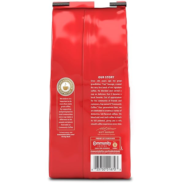 COMMUNITY COFFEE FRENCH VANILLA FLAVORED GROUND COFFEE, MEDIUM ROAST, 12 OZ BAG (PACK OF 1)