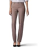 Lee Women's Secretly Shapes Regular Fit Straight Leg Pants