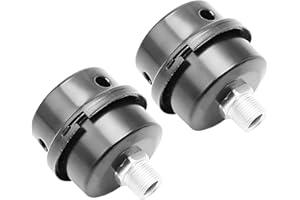 GODUOG 1/2" Thread Air Compressor Silencer,Air Compressor Intake Filter Sound Muffler Accessories 20mm for generators; blowers; exhaust ports 2 PCS