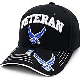 Infinite Hats US Air Force Hat for Men, Officially Licensed USAF Baseball Cap, Air Force Veteran Hat, Military Gift