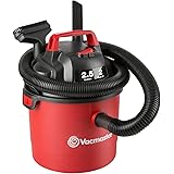 Vacmaster 2.5 Gallon Shop Vacuum Cleaner 2 Peak HP Power Suction Lightweight 3-in-1 Wet Dry Vacuum with Blower & Wall Mount D