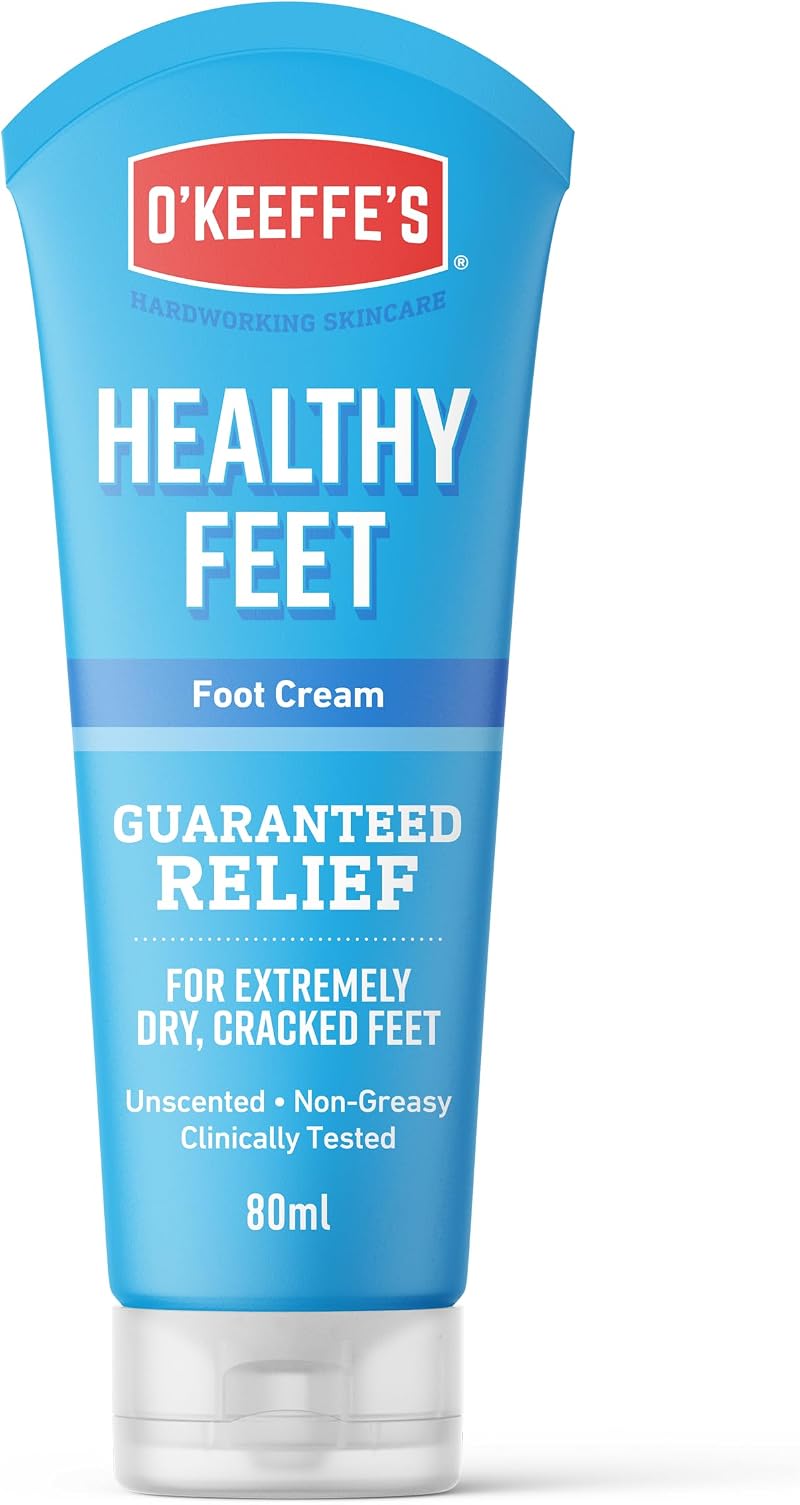O'Keeffe's Healthy Feet Tube 80ml Foot Cream Very Dry Skin Cracked Heels