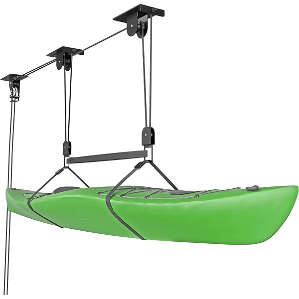 Canoe Ceiling Hoist Kayak Ceiling Storage Hoist, Garage Pulley