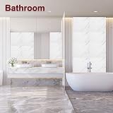 sourcing map 20pcs Peel Stick Marble Tiles 12"x12" PVC Waterproof Backsplash view 7