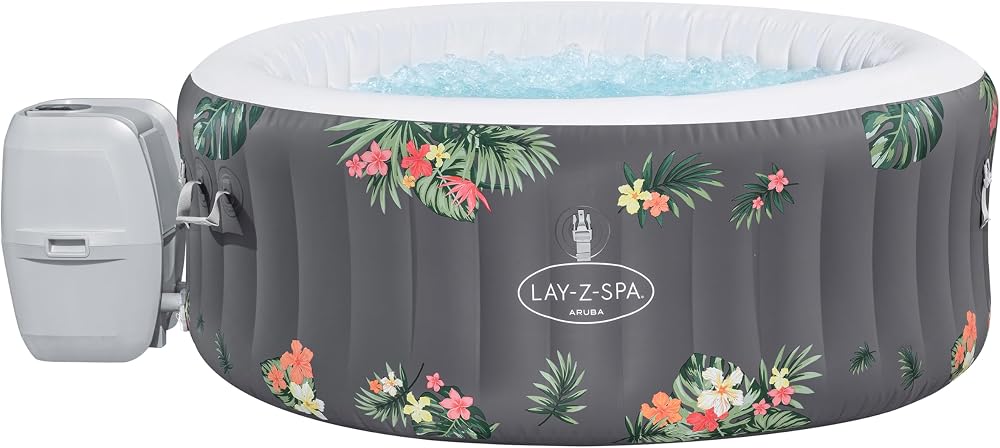 Lay-Z-Spa Aruba Signature AirJet Inflatable Hot Tub 2-3 Person