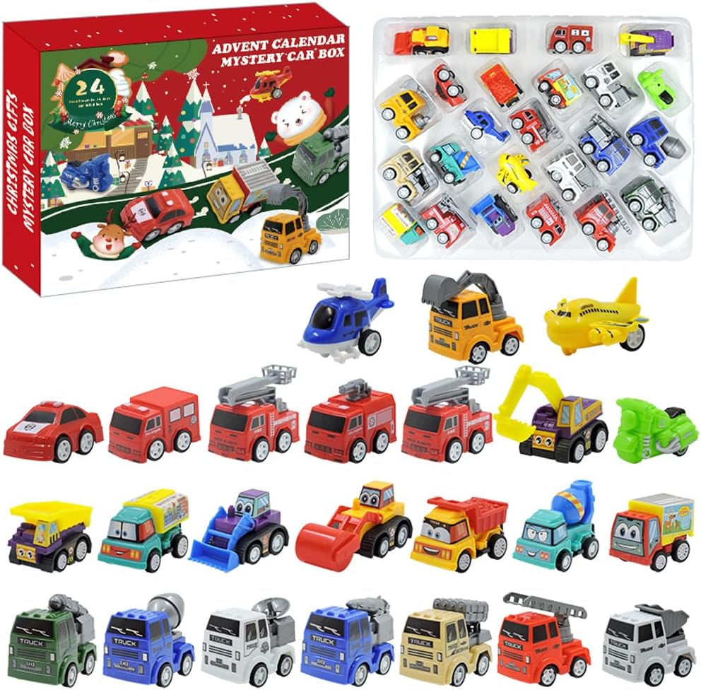 Advent Calendars - Christmas Advent Calendar 2023 for Boys: 24 Days Countdown Calendar, Xmas Gifts for Christmas Countdown Calendars for Boys Toddler