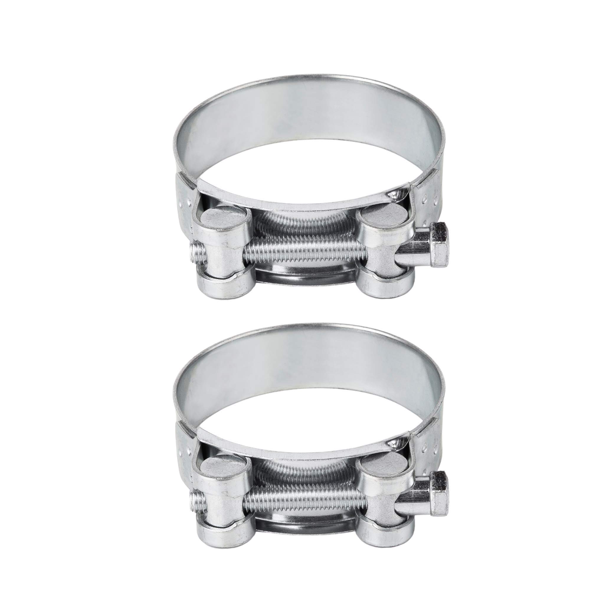 (Pack of 2 pcs) Pipe 56-59 mm Strong Reinforced Pipes Clamps Tube Hose Fasteners