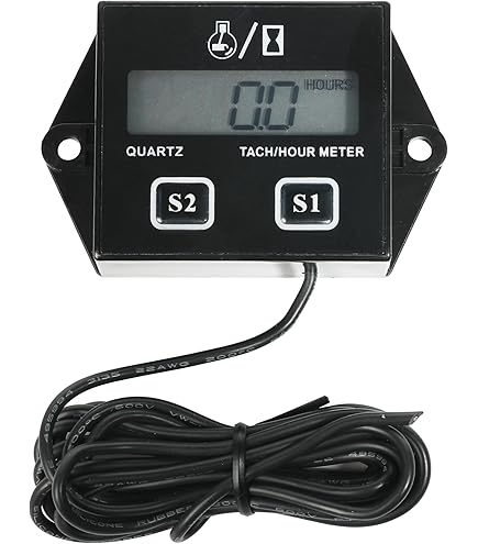 Digital Tachometer For Small Engines – Works On 2 & 4 Stroke, Chainsaw, Lawn Mower, ATV, Boat, Tractor
