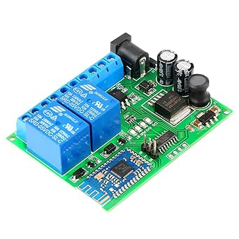 Bluetooth Relay 2 Channel Bluetooth Relay Wireless Remote Control Switch Led Motor For Ios Android Amazon Com Industrial Scientific