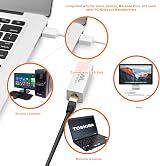 Mobi Lock USB to Ethernet Adapter 2.0 RJ45 LAN Network 100 Mbps view 5
