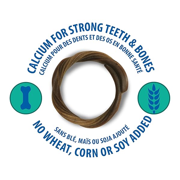 N-BONE PUPPY TEETHING RINGS SALMON FLAVOR DOG TREAT, 3 COUNT BAG, 3.6-OZ