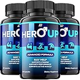 Hero Up Capsule – HeroUp Natural Supplement Advanced Formula Health Support and Reviews (3 Pack - 180 Capsules)