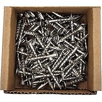 10 X 1-1/2" Stainless Steel Deck Screws - 100 Pack - Square Drive, Type