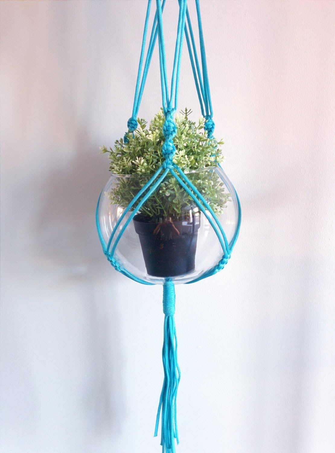 Macrame Plant Hanger, Modern Plant Hanger, Hanging Planter, Plant Holder