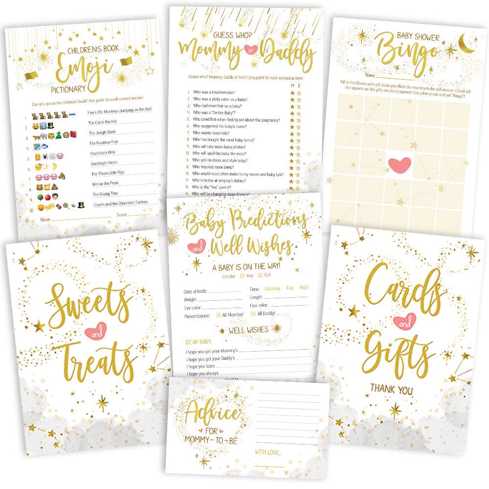 Amazon Com Baby Shower Games Gender Neutral 5 Activities For 50