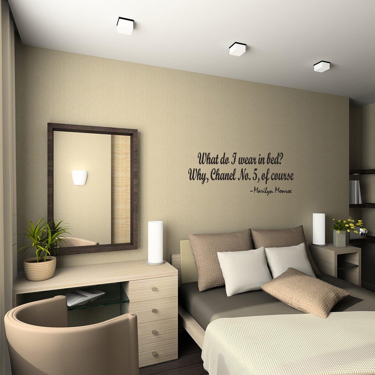 Amazon Com Empresal What Do I Wear In Bed Wall Decal Quote