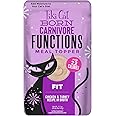 Tiki Cat Born Carnivore Functions Fit, Chicken & Turkey Recipe in Broth, Formulated to Support Optimal Body Condition, Mousse Cat Food Topper, 1.5 oz. Pouch (12 Count)