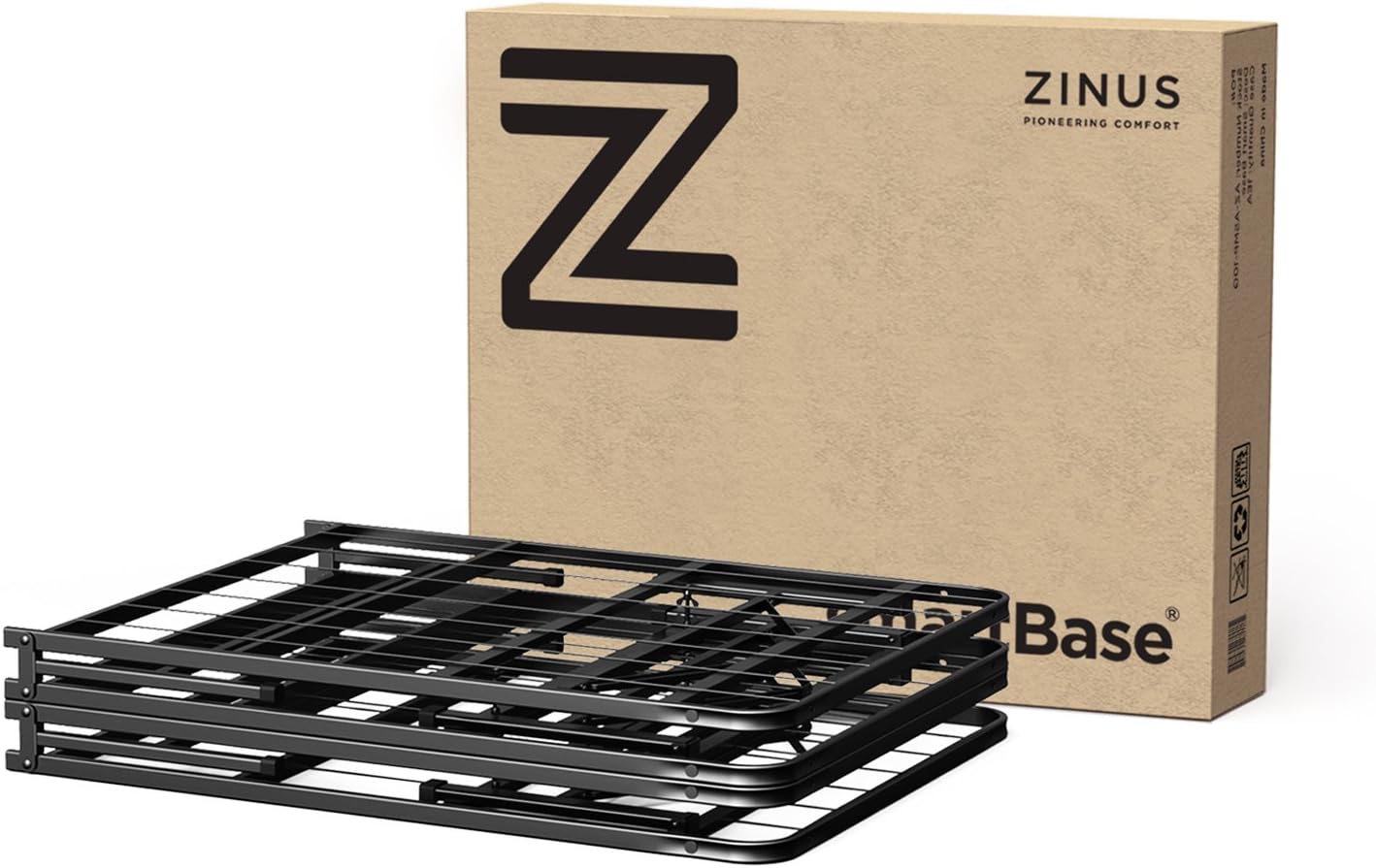 Zinus Shawn 14 Inch Metal SmartBase Bed Frame / Platform Bed Frame / No Box Spring Needed / Sturdy Steel Frame / Underbed Storage, Full: Kitchen & Dining