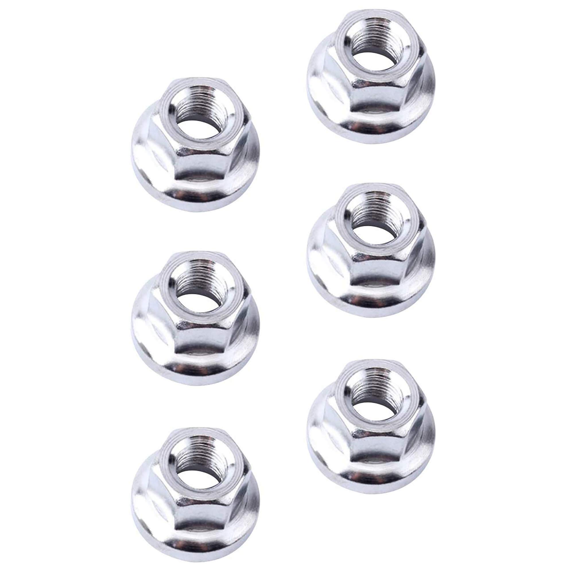 POFET M9 Bicycle Wheel Nuts Strong Axel Nuts for Road Bike Mountain Bike and Fixed Gear Bike